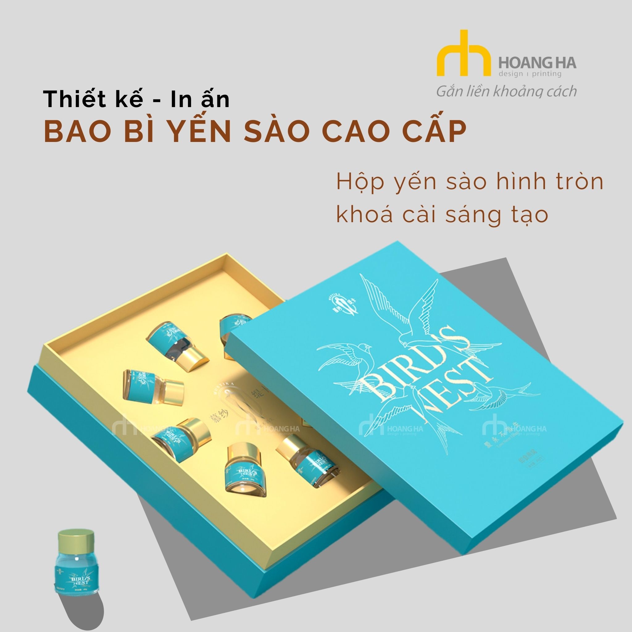 thiết kế - in ấn hộp yến sào cao cấp